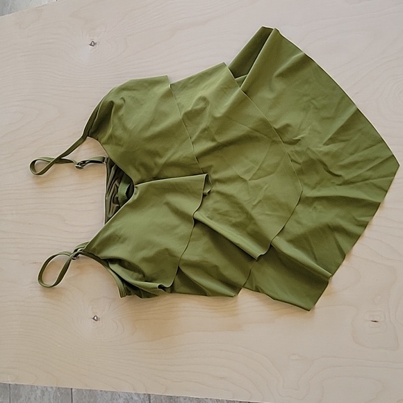 Women's Two Piece Swimsuit with Adjustable Strap and Front Flare - Picture 4 of 10